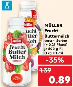 Kaufland MÜLLER Frucht- Buttermilch Angebot