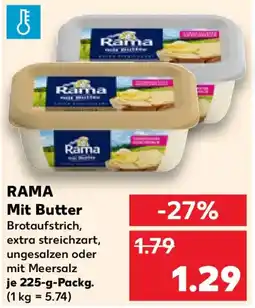 Kaufland RAMA Mit Butter Angebot