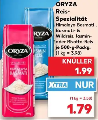 Kaufland ORYZA Reis- Spezialität Angebot