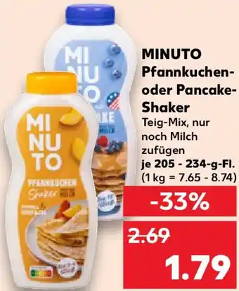 Kaufland MINUTO Pfannkuchen oder Pancake- Shaker Angebot