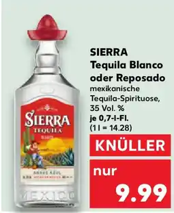 Kaufland SIERRA Tequila Blanco oder Reposado Angebot