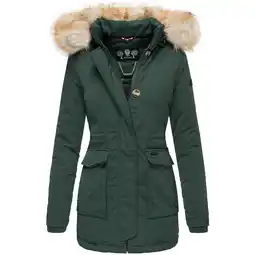 Netto Marken-Discount NAVAHOO Damen Designer Wintermantel Parka mit edlem Fellimitat Schneeengel Angebot