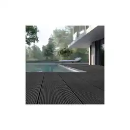 Netto Marken-Discount WPC Terrassendielen Komplettset (inkl. Unterkonstruktion) SAMANA - Anthrazit 30m² Angebot