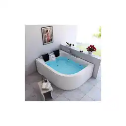 Netto Marken-Discount Indoor Whirlpool für 2 Personen BLUE OCEAN XL - 180 x 120 cm Rechts Angebot