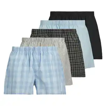 Netto Marken-Discount JACMILANO WOVEN BOXERS 5 PACK Herren Web-Boxershorts Angebot
