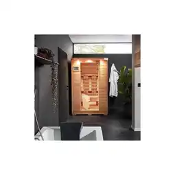 Netto Marken-Discount Infrarotkabine mit Vollspektrumstrahler REDSUN M - 120 x 105 cm für 2 Personen Angebot
