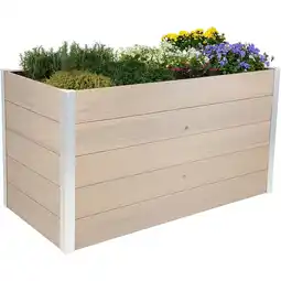 Netto Marken-Discount dobar WPC Hochbeet XXL, Silbergrau Angebot