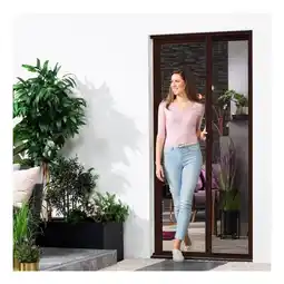 Netto Marken-Discount Alu-Plisseetür PROFESSIONAL 125x220 cm in Braun Angebot