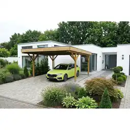 Netto Marken-Discount LENNECARport, Doppelcarport mit Flachdach Modell Hockenheim Angebot