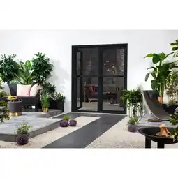 Netto Marken-Discount Alu - Doppelschiebetür Insektenschutz COMFORT, 240x240 cm, anthrazit Angebot