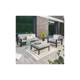 Netto Marken-Discount Gartenlounge Aluminium RIO M - Anthrazit Angebot