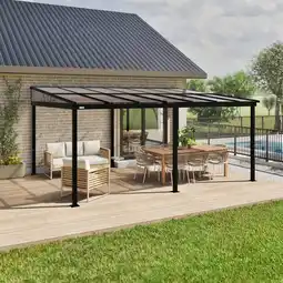 Netto Marken-Discount Sojag Terrassenüberdachung St. Barthelemy 12x16 Angebot