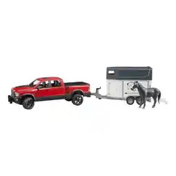 Netto Marken-Discount Bruder bruder 02501 RAM 2500 Power Wagon + Pferdeanhänger mit Pferd Angebot