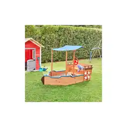 Netto Marken-Discount Sandkasten Schiffsoptik mit Bank MATSCHEKISTE - 160 x 78 cm Angebot
