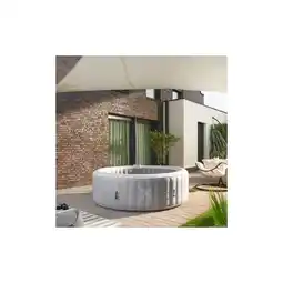 Netto Marken-Discount Outdoor Whirlpool SPLASH inkl. Abdeckung - Ø208 cm 6 Personen Beton Angebot