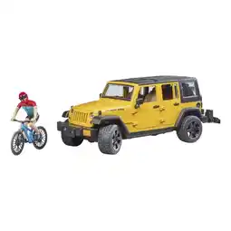 Netto Marken-Discount Bruder bruder 02543 JeepWrangler RubiconUnlimited, Mountainbike und Radfahrer Angebot