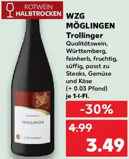 Kaufland WZG MÖGLINGEN Trollinger Angebot