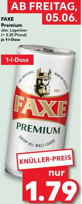 Kaufland FAXE Premium Angebot