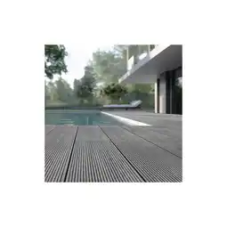 Netto Marken-Discount WPC Terrassendielen Komplettset (inkl. Unterkonstruktion) SAMANA - Hellgrau 40m² Angebot