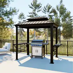 Netto Marken-Discount Sojag Pavillon Messina 6x8 BBQ Angebot