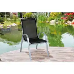 Netto Marken-Discount Stapelsessel Dublin, silberfarben Angebot