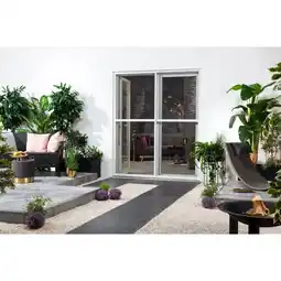 Netto Marken-Discount Alu - Doppelschiebetür Insektenschutz COMFORT, 240x240 cm, weiß Angebot