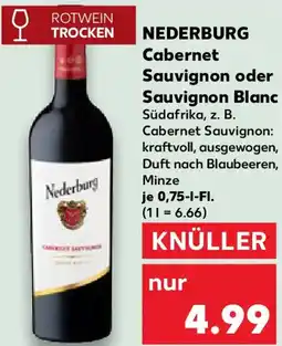 Kaufland NEDERBURG Cabernet Sauvignon oder Sauvignon Blanc Angebot