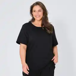 NKD Damen-T-Shirt mit seitlichem Schlitz, große Größen Angebot