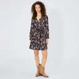 NKD Damen-Chiffon-Kleid mit Gürtel Angebot