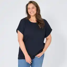 NKD Damen-T-Shirt mit Struktur, große Größen Angebot