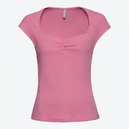 NKD Damen-T-Shirt mit Spitzenkante Angebot