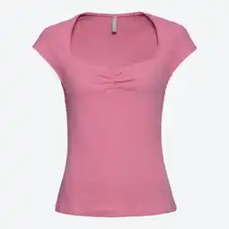 NKD Damen-T-Shirt mit Spitzenkante Angebot