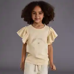 NKD Kinder-Mädchen-T-Shirt mit Volantärmeln Angebot