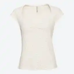 NKD Damen-T-Shirt mit Spitzenkante Angebot