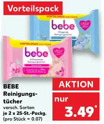 Kaufland BEBE Reinigungstücher Angebot
