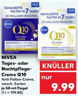 Kaufland NIVEA Tages- oder Nachtpflege- Creme Q10 Angebot