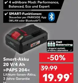 Kaufland PARKSIDE Smart-Akku 20 V/4 Ah PAPS 204 Angebot