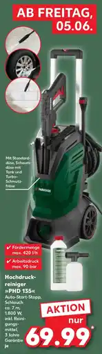 Kaufland PARKSIDE Hochdruckreiniger PHD 135 Angebot
