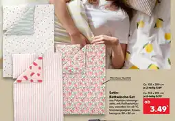 Kaufland LIVARNO Satin- Bettwäsche-Set Angebot
