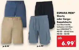 Kaufland ESMARA MEN Shorts oder Cargo- Sweatshorts Angebot