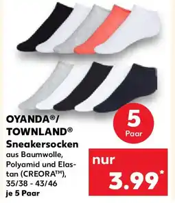 Kaufland OYANDA/ TOWNLAND SneakOYANDA®/ TOWNLANDⓇ Angebot