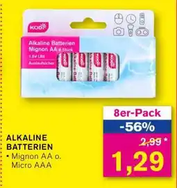 KODi Alkaline-Batterien Angebot