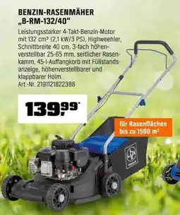 OBI LUX TOOLS BENZIN-RASENMÄHER ,,B-RM-132/40" Angebot