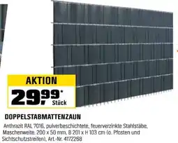 OBI DOPPELSTABMATTENZAUN Angebot