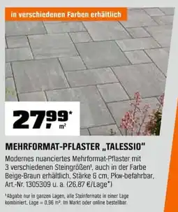 OBI MEHRFORMAT-PFLASTER,,TALESSIO" Angebot