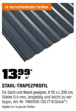 OBI STAHL-TRAPEZPROFIL Angebot
