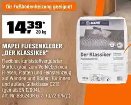 OBI MAPEI FLIESENKLEBER ,,DER KLASSIKER" Angebot