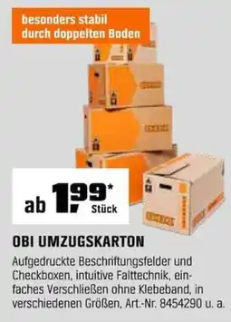 OBI OBI UMZUGSKARTON Angebot