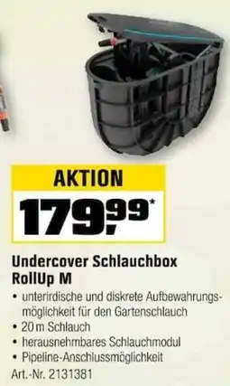 OBI Gardena Undercover Schlauchbox RollUp M Angebot