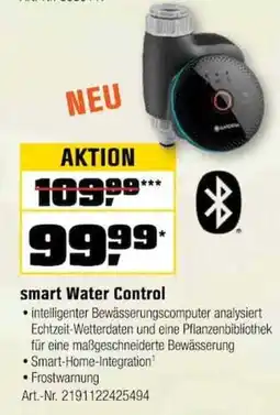 OBI Gardena smart Water Control Angebot